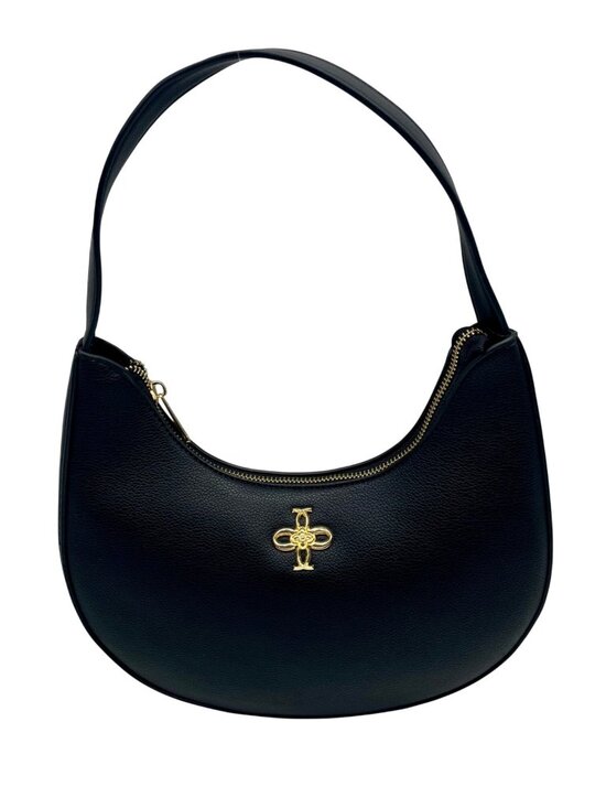 like dreams Handbags - Like Dreams Black Vegan Leather Half Moon Shoulder Bag